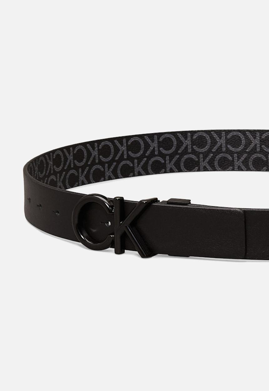 Calvin Klein - Adj/Rev Ck Metal Bombe Mono 35Mm - Ck Black Smooth/Classic Mono