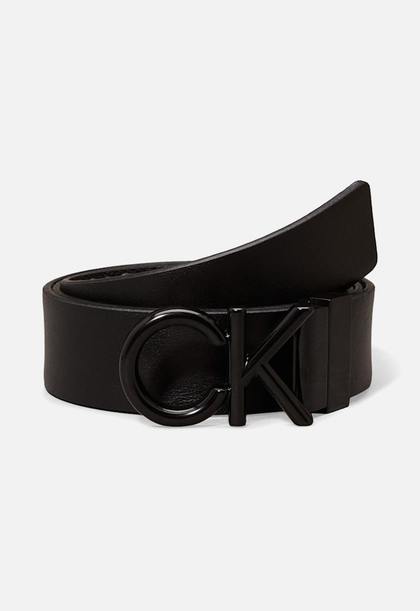 Calvin Klein - Adj/Rev Ck Metal Bombe Mono 35Mm - Ck Black Smooth/Classic Mono