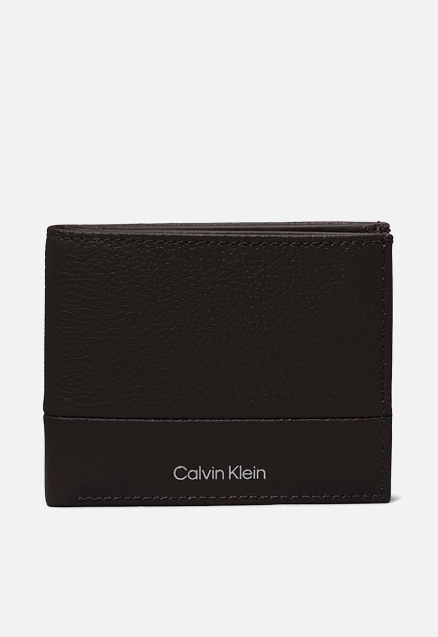 Calvin Klein - Subtle Mix Bifold 5Cc W/Coin - Java Brown Pebble And Smooth