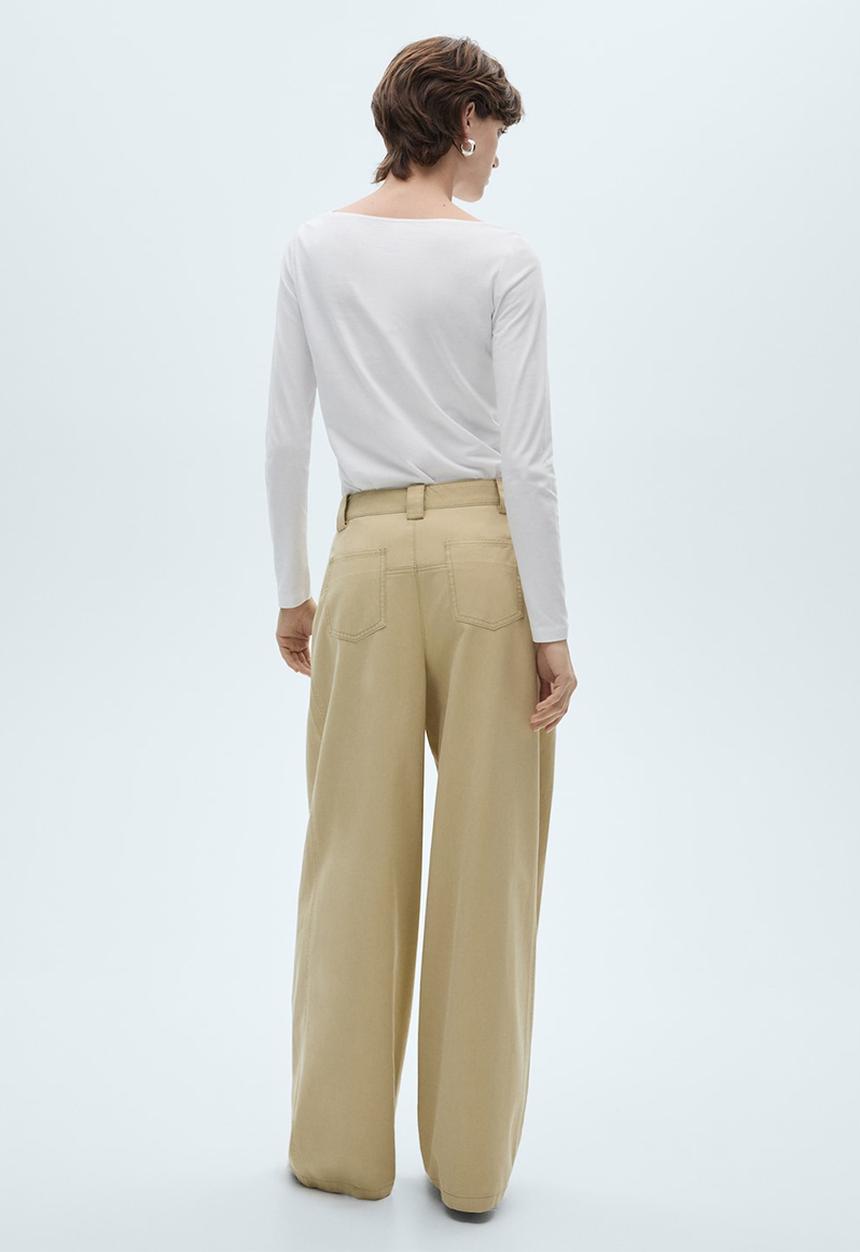 MANGO - T-Shirt Saco - White