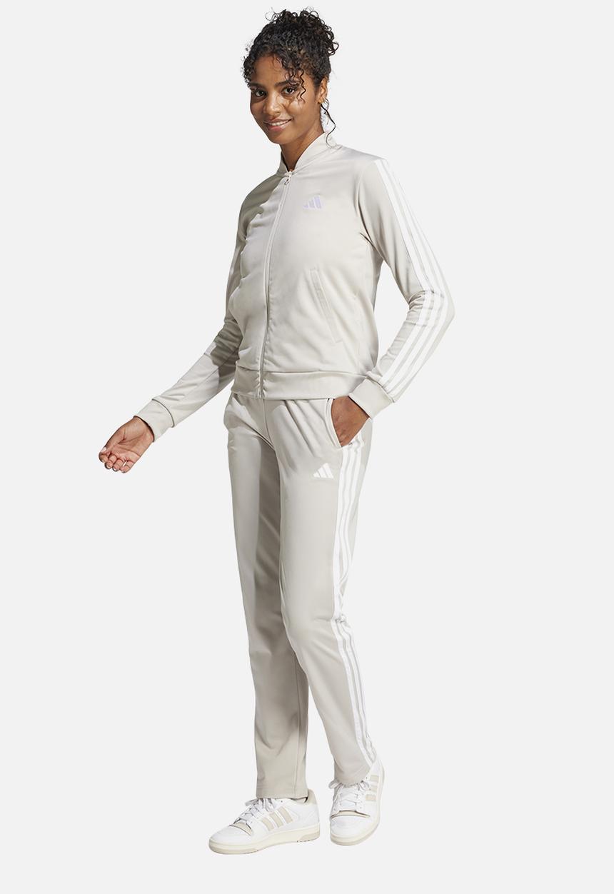 adidas Performance - 3 Stripe Tracksuit Set - Wonder Alumina