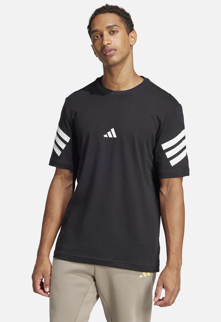 adidas Performance - Future Icons 3-Stripes Tee- Black