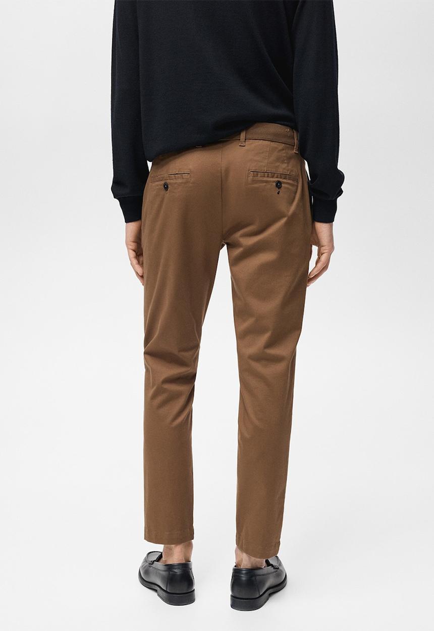 MANGO - Trousers Prato - Brown