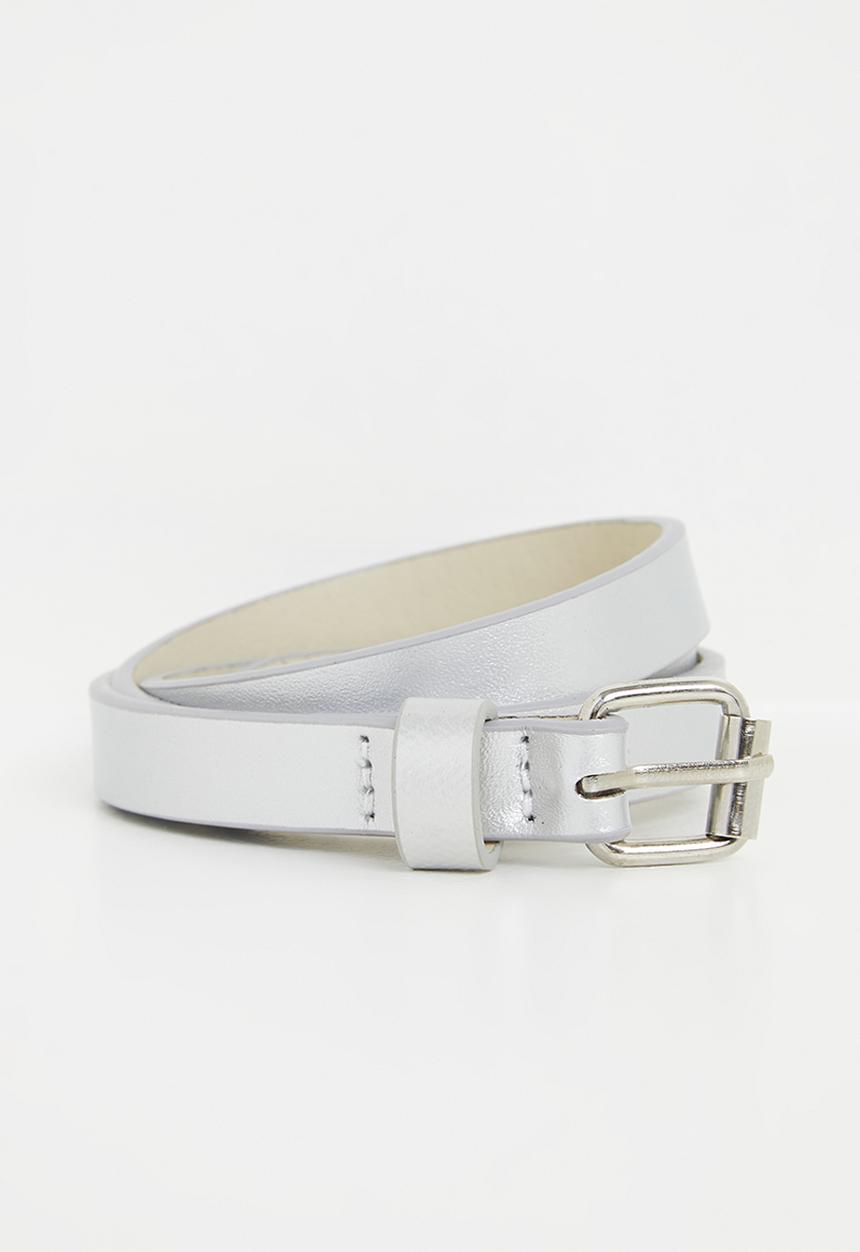 Pop Candy - Mettalic belt - silver
