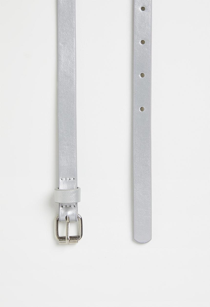 Pop Candy - Mettalic belt - silver