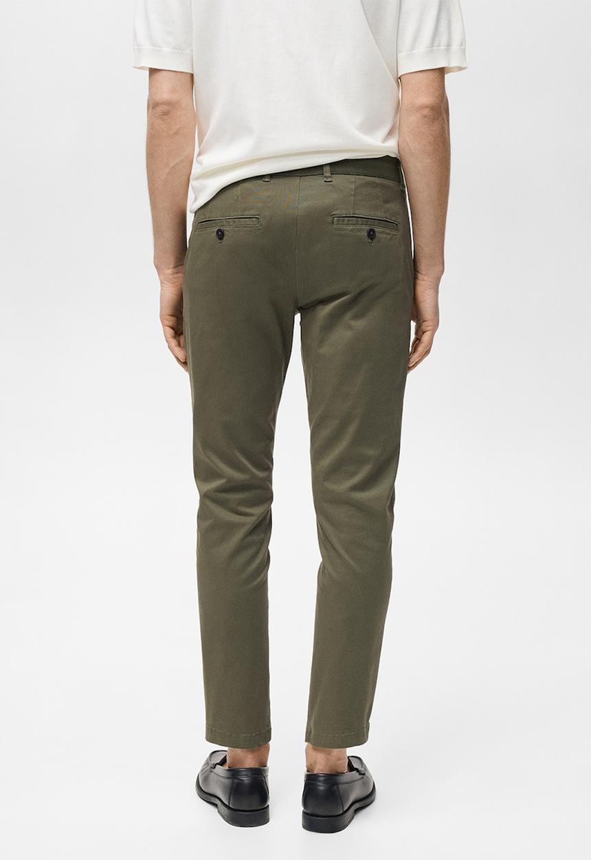 MANGO - Trousers Prato - Khaki