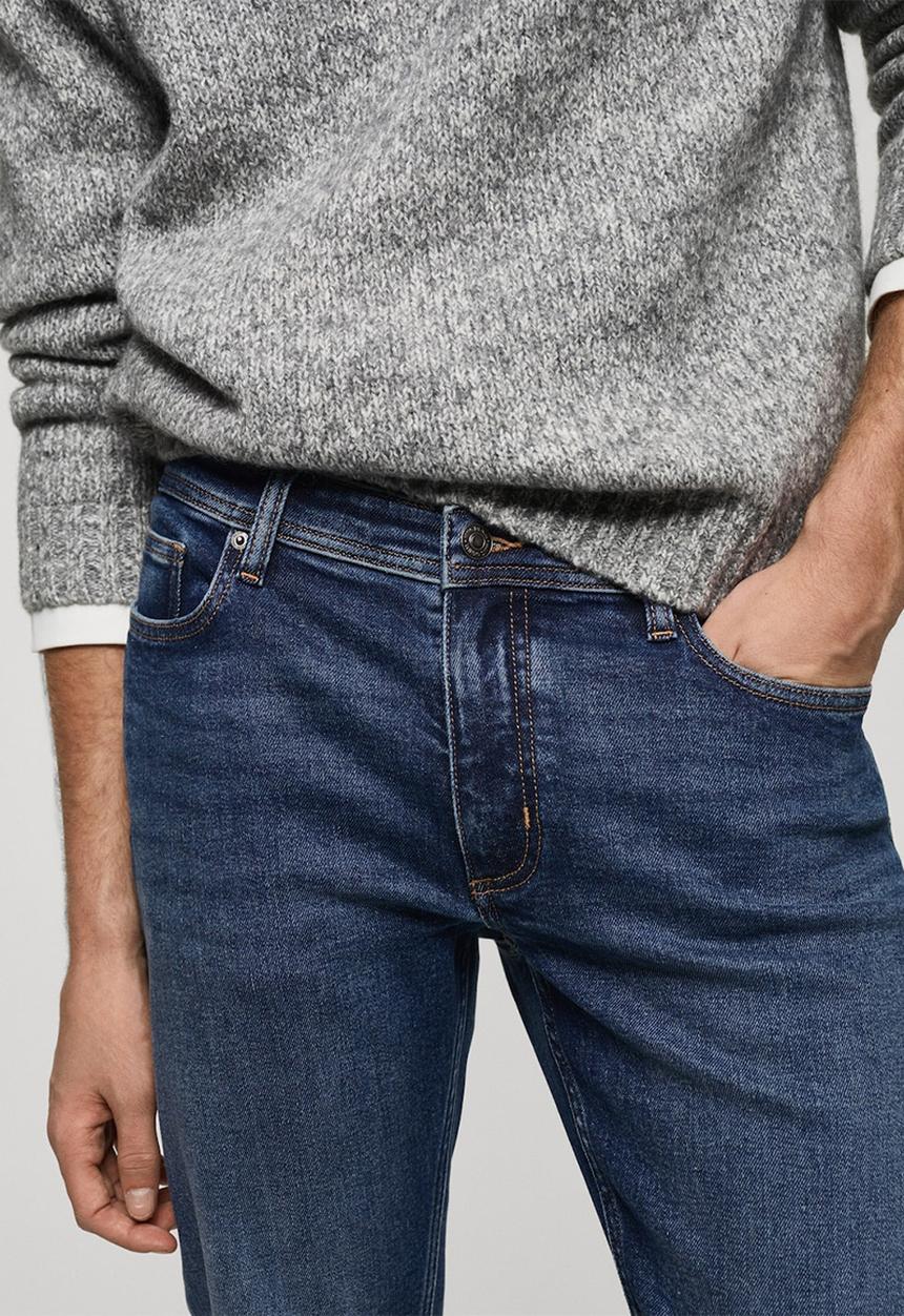MANGO - Jeans Jan - Blue