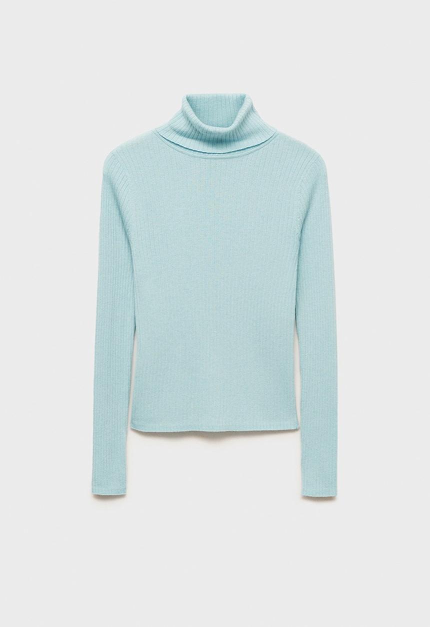MANGO - Sweater Flurron - Turquoise