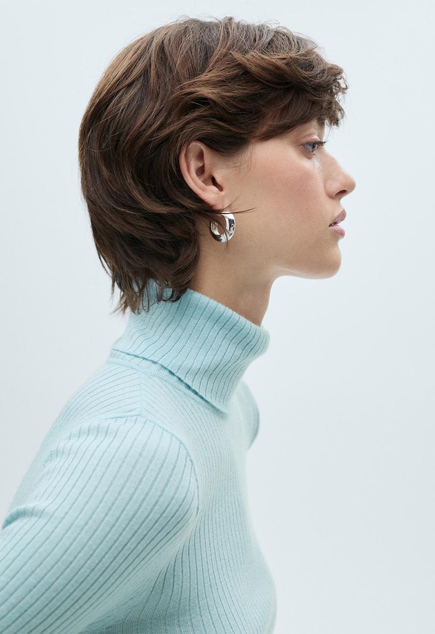 MANGO - Sweater Flurron - Turquoise