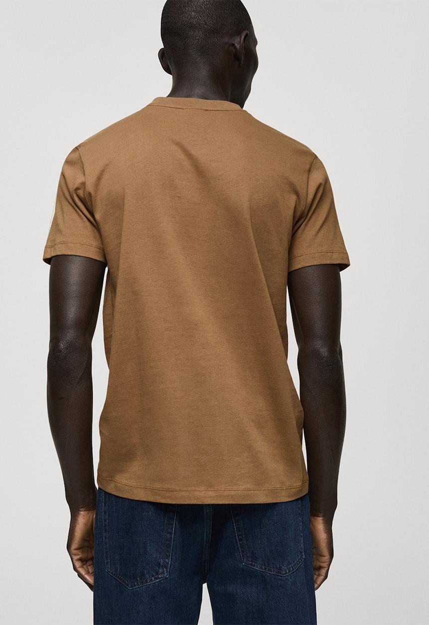 MANGO - T-Shirt Chelsea - Tobacco-Brown