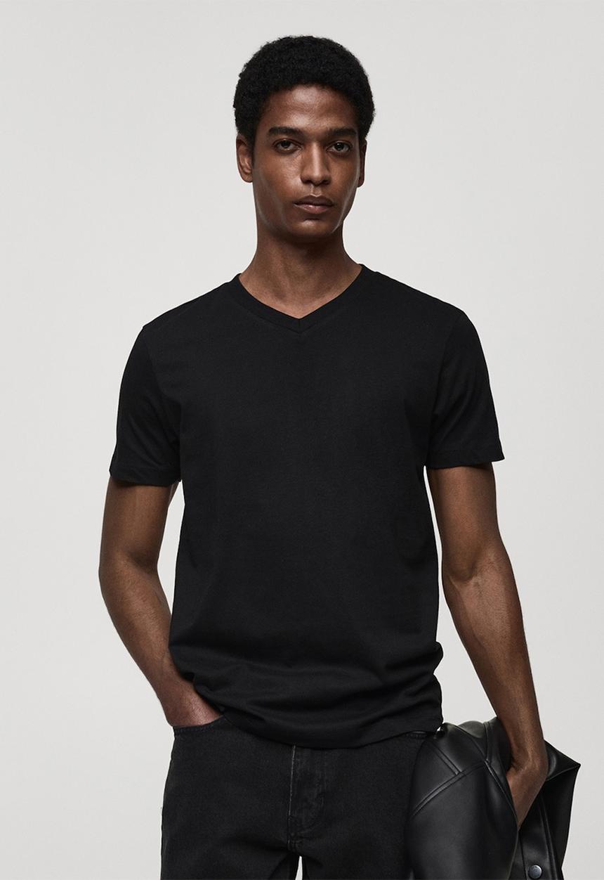 MANGO - T-Shirt Chelsea - Black