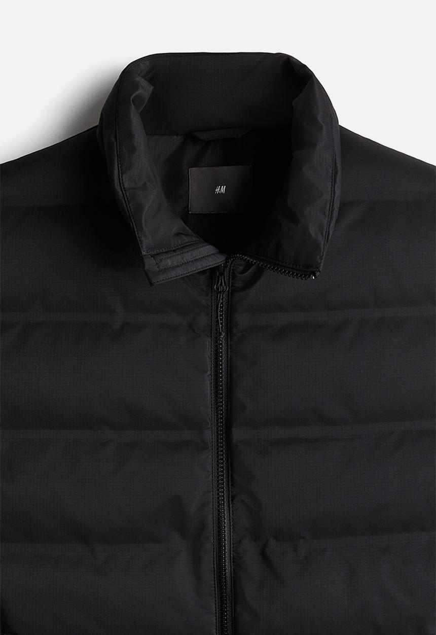 H&M - Regular fit water-repellent puffer gilet - Black