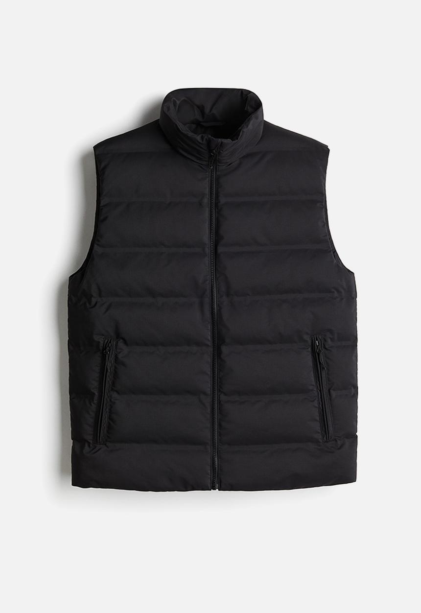 H&M - Regular fit water-repellent puffer gilet - Black