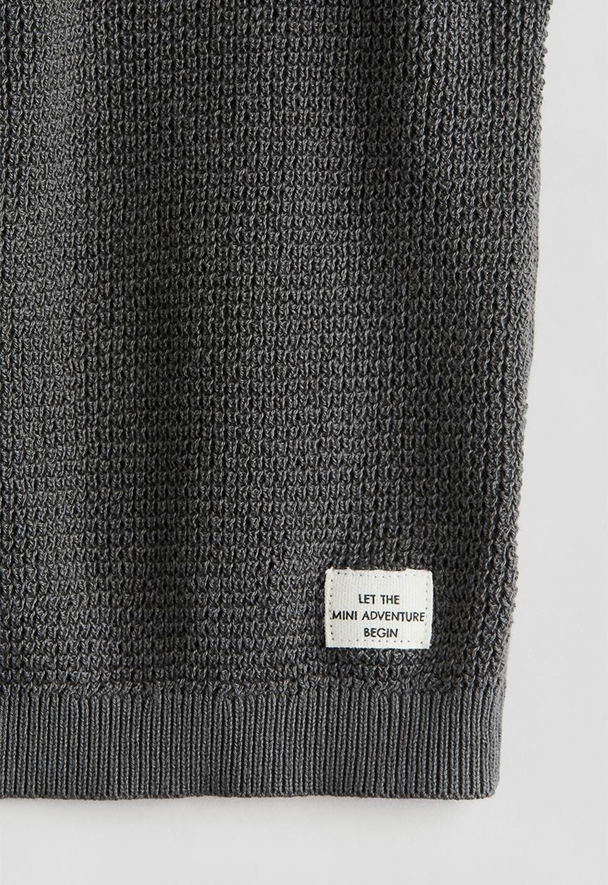 H&M - Cotton-knit jumper - dark grey
