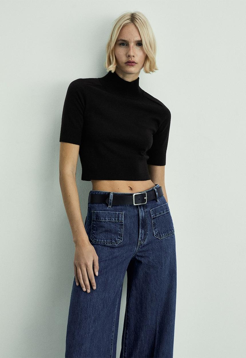 MANGO - Jeans Emma - Denim Blue