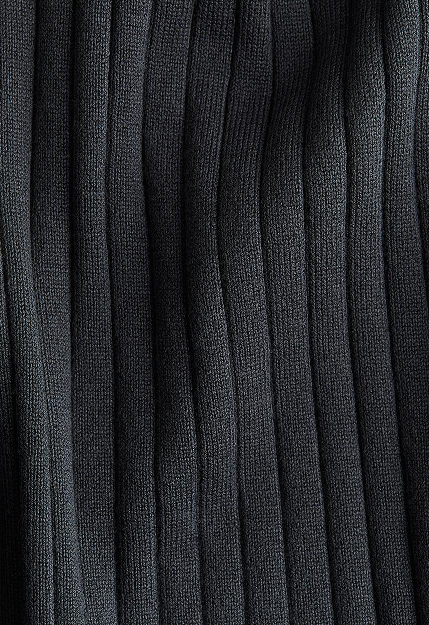 H&M - Rib-knit off-the-shoulder top - Grey