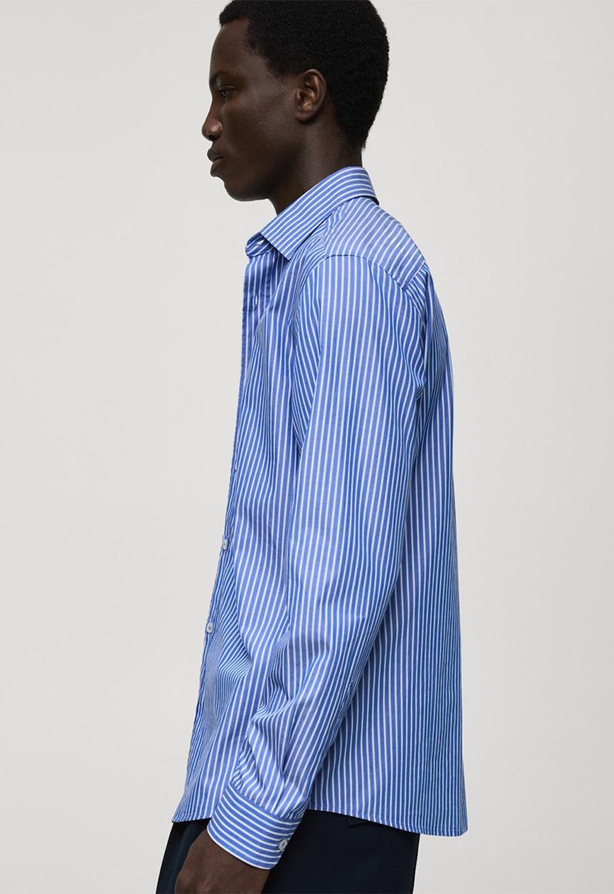MANGO - Shirt Sebas - Sky-Blue