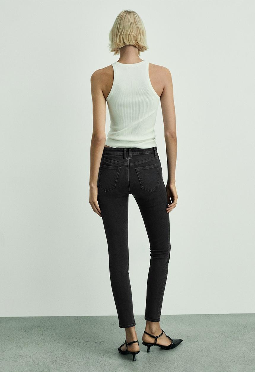 MANGO - Jeans Newisa - Open Gray