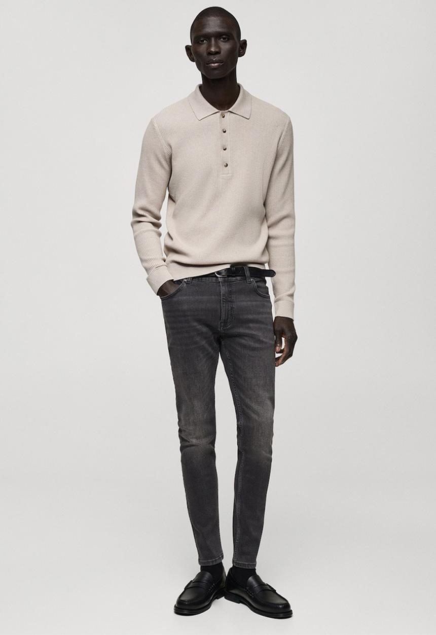 MANGO - Jeans jude - dark denim grey
