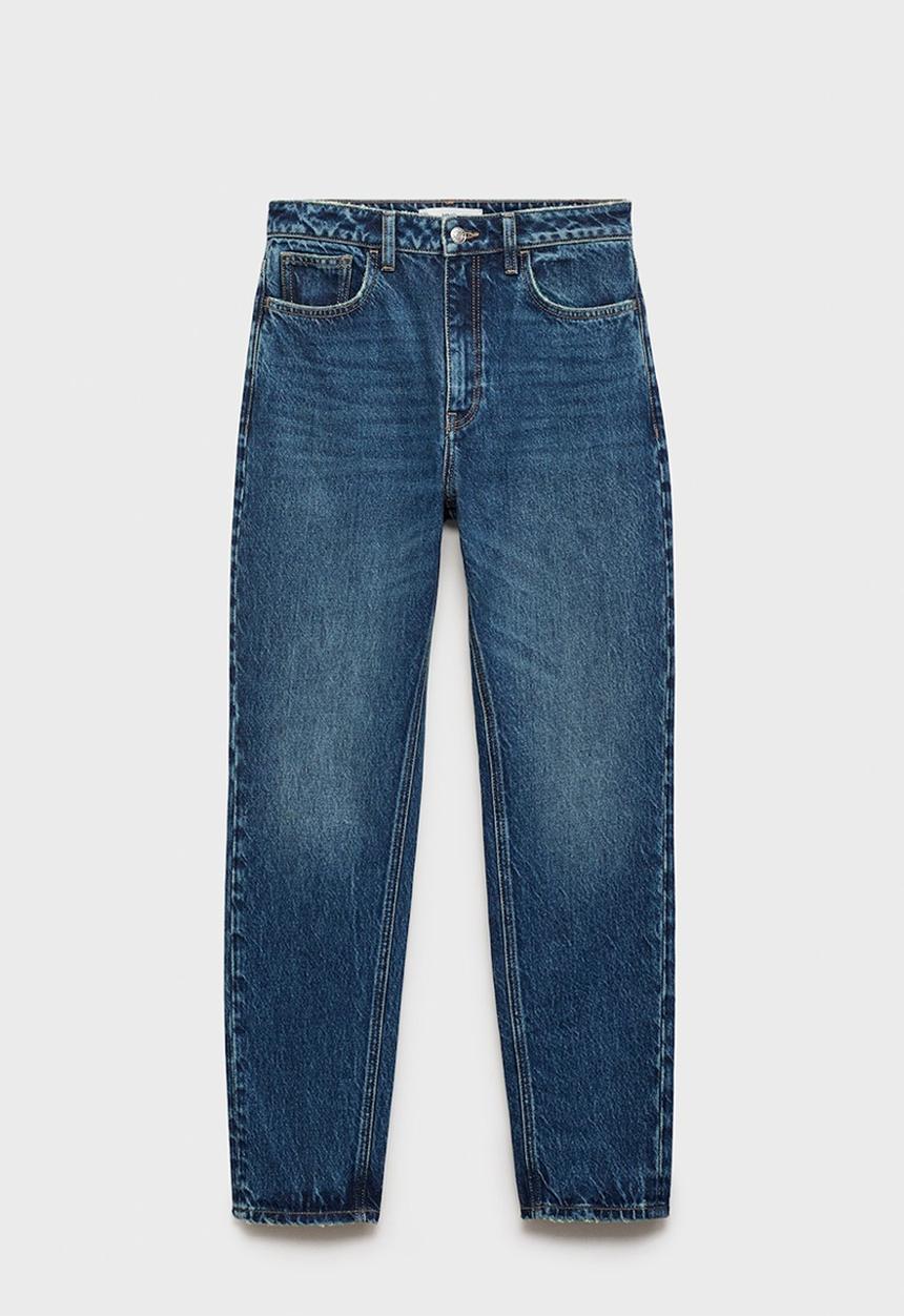 MANGO - Jeans mom2000 - open blue