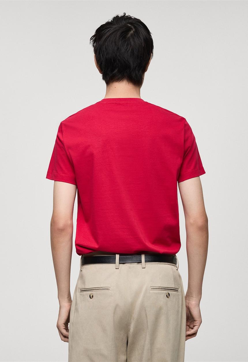 MANGO - T-shirt cherloh-h - red