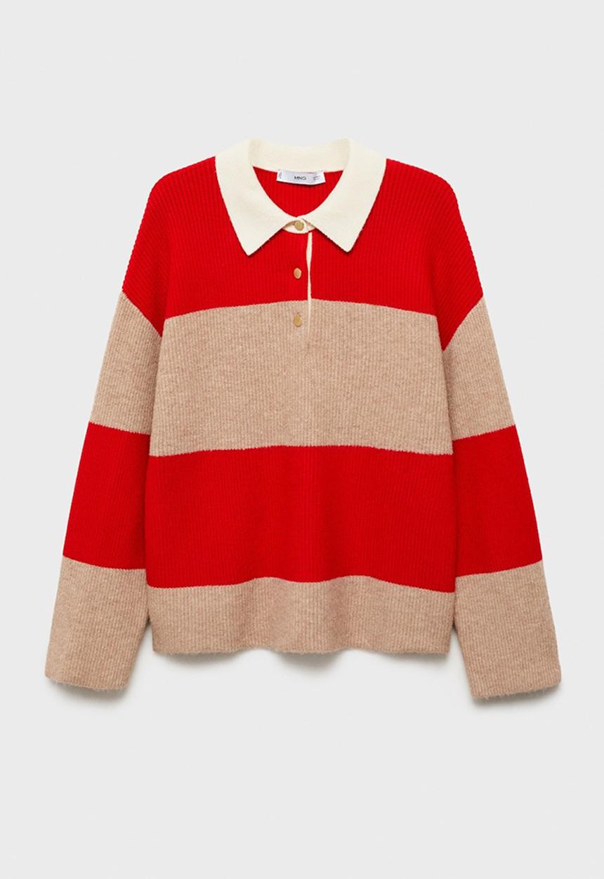 MANGO - Sweater Jama - Red
