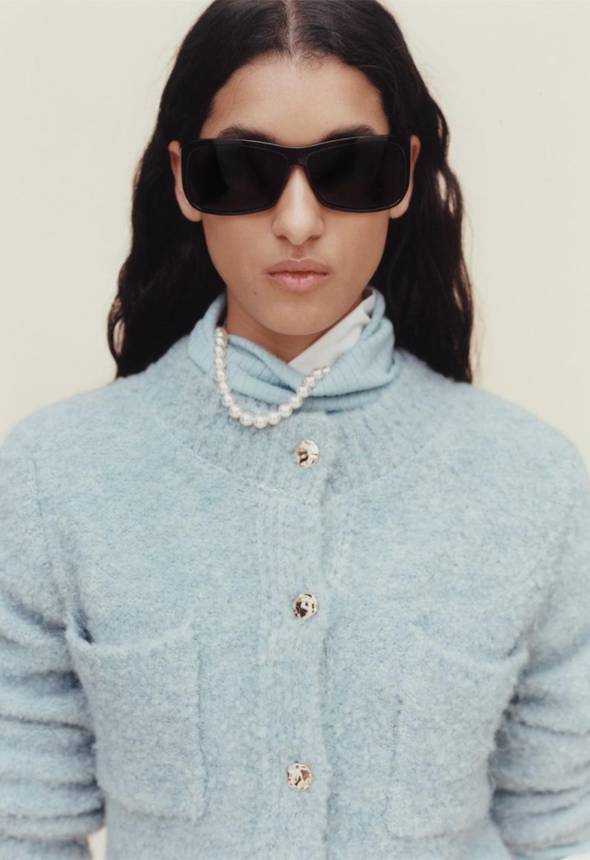 MANGO - Jacket Botijo - Mid-Blue