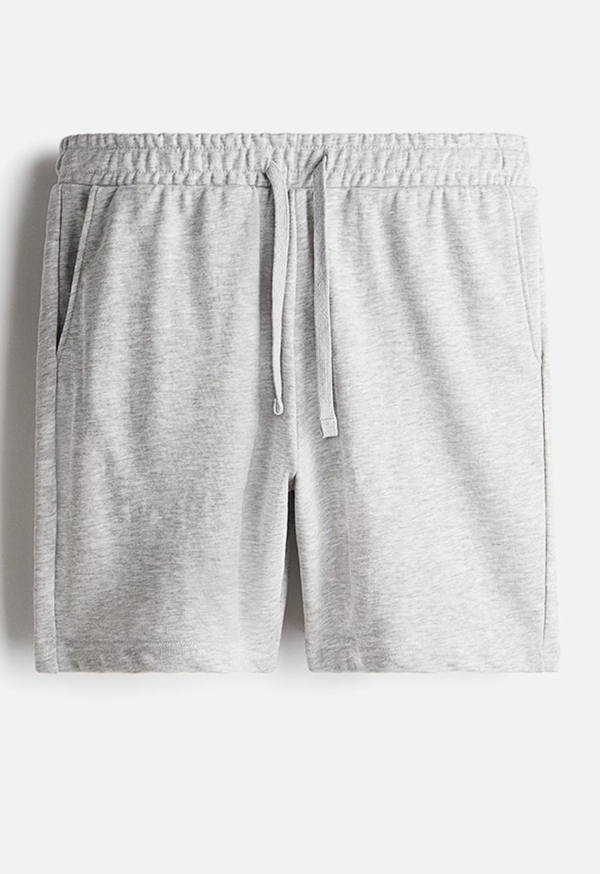 H&M - Regular fit sweatshorts - light grey marl