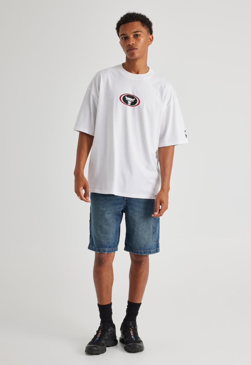 Factorie - Box Fit NBA T-shirt - Lcn NBA White/Bulls Y2K