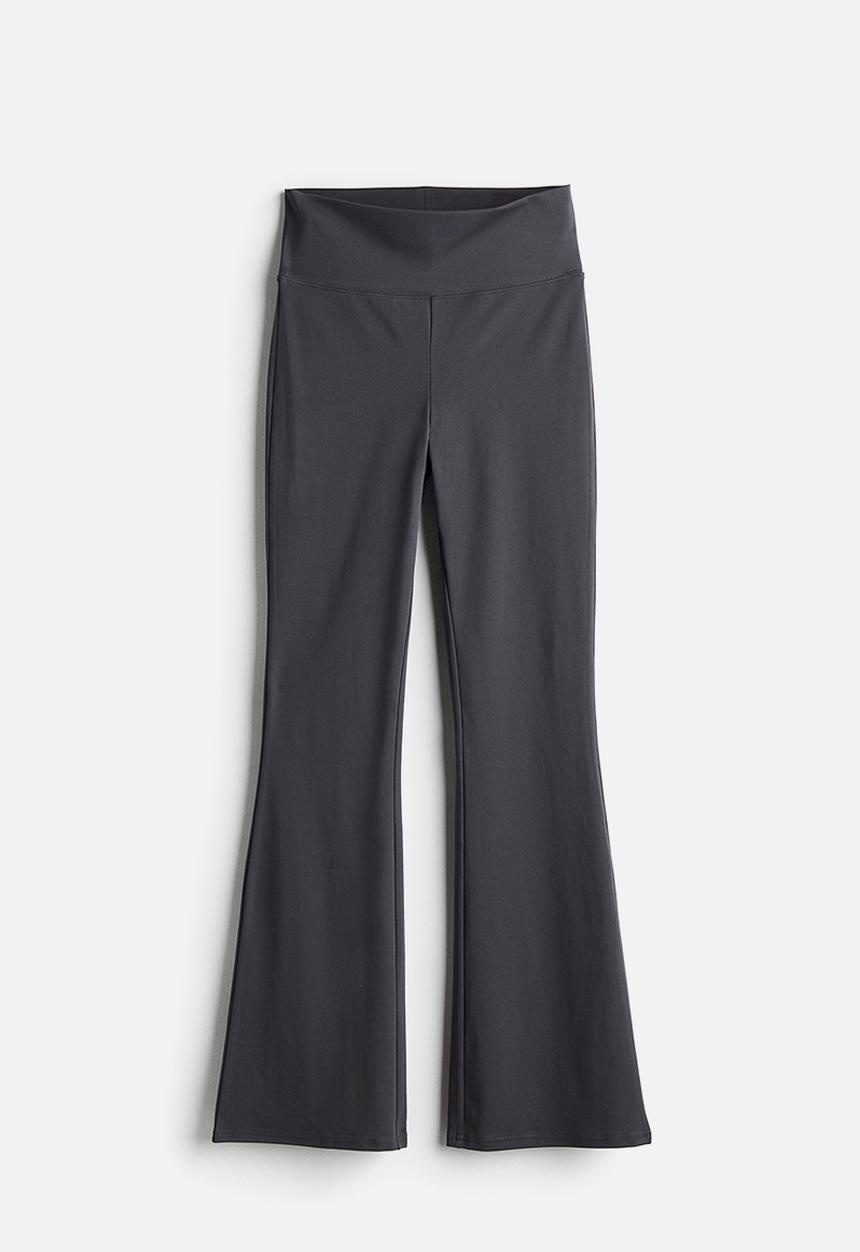 H&M - Flared leggings - dark grey
