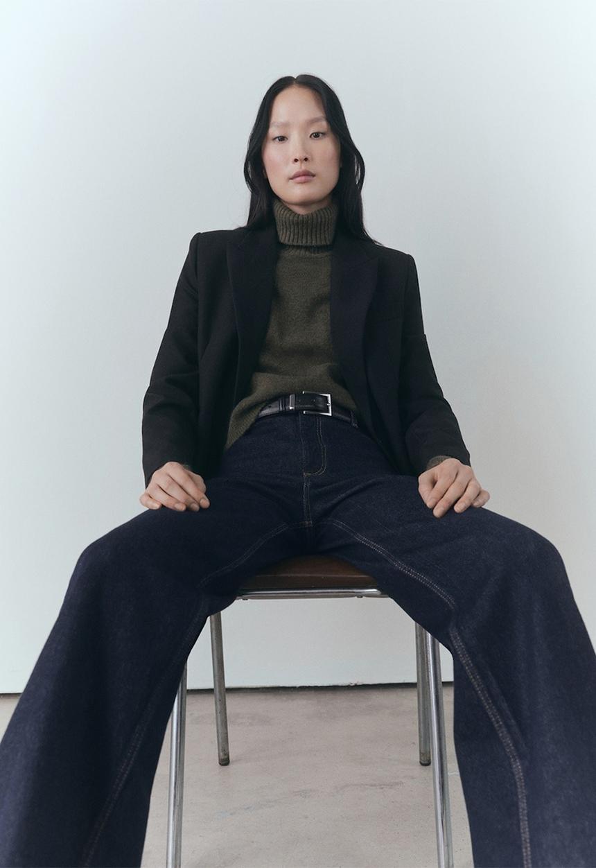 MANGO - Jeans catherin - open blue