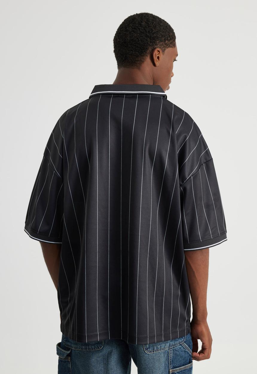 Half half jersey - hh black/pinstripe worldwide