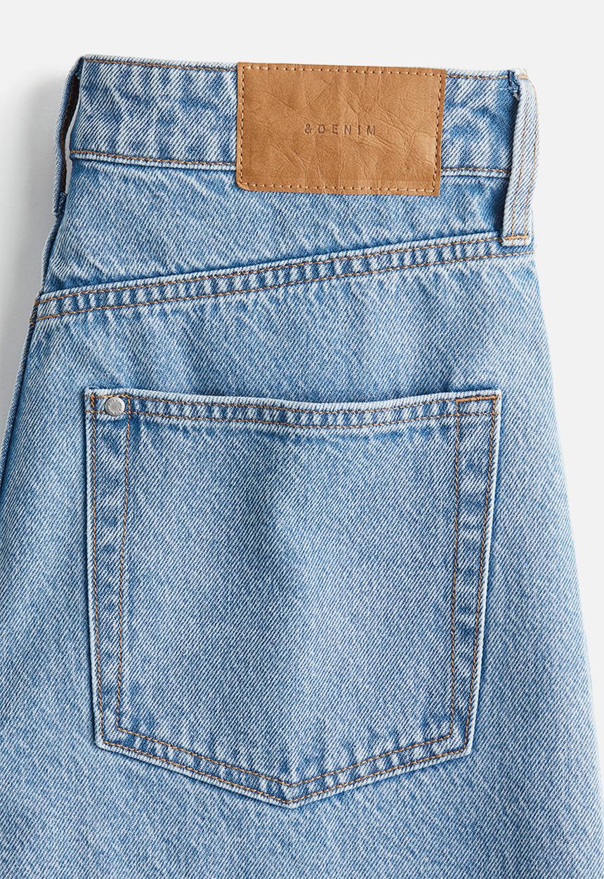 H&M - Barrel high jeans - light denim blue