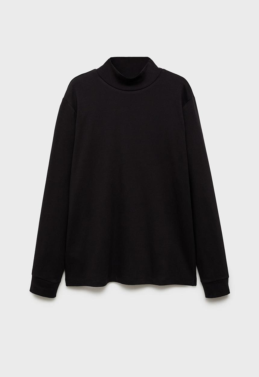MANGO - T-Shirt Luton  - Black