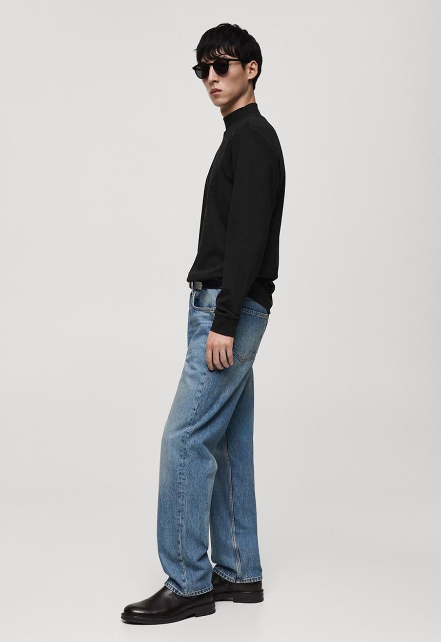 MANGO - T-Shirt Luton  - Black