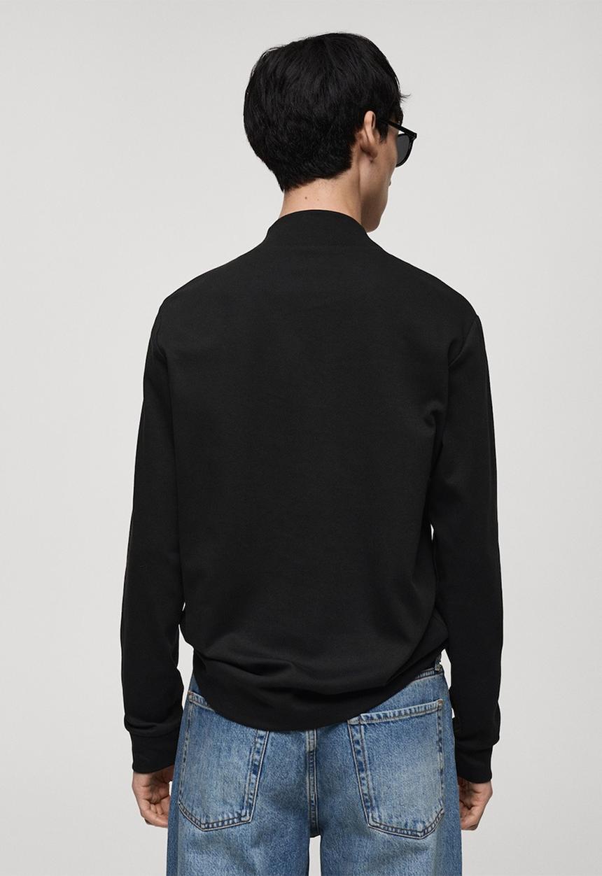 MANGO - T-Shirt Luton  - Black