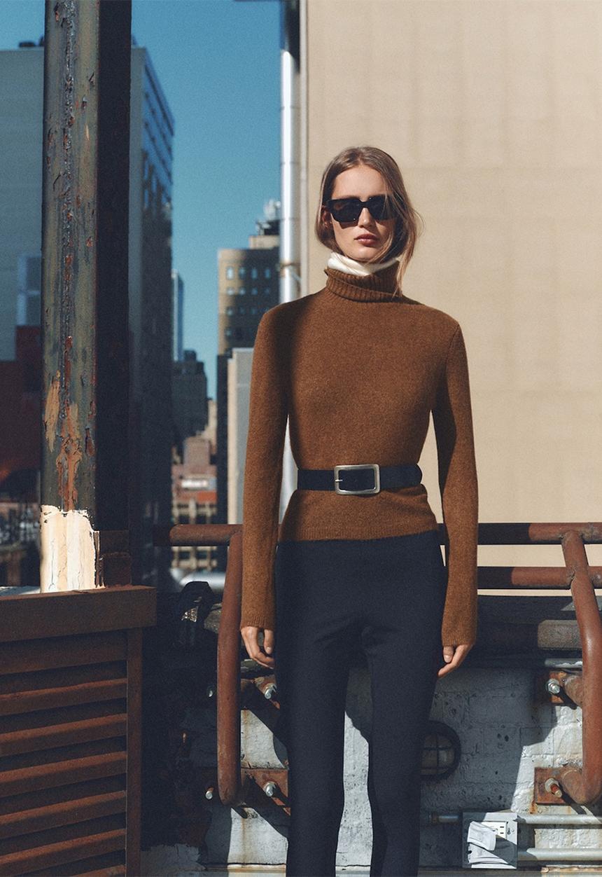 MANGO - Sweater mariana - dark brown
