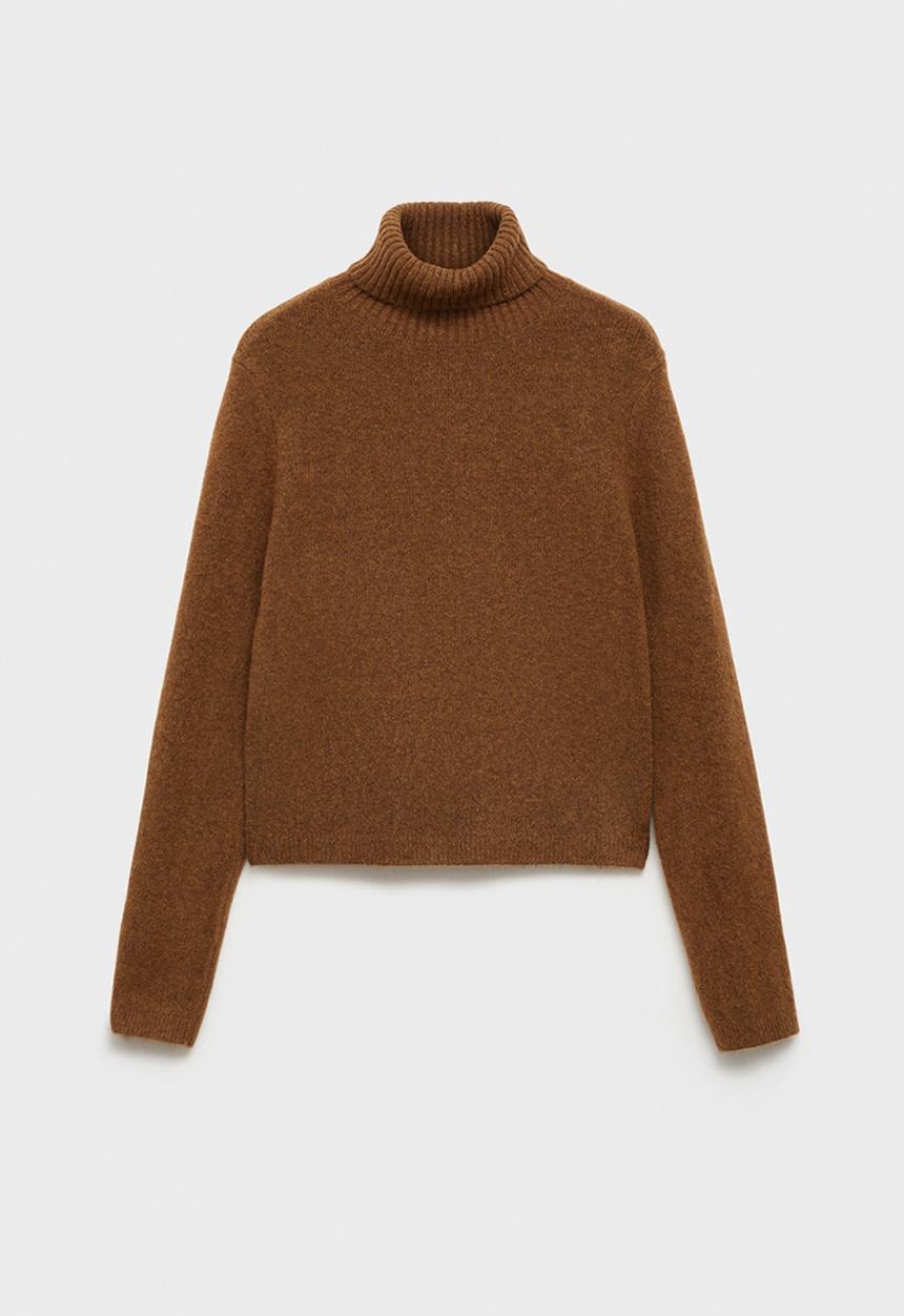 MANGO - Sweater mariana - dark brown