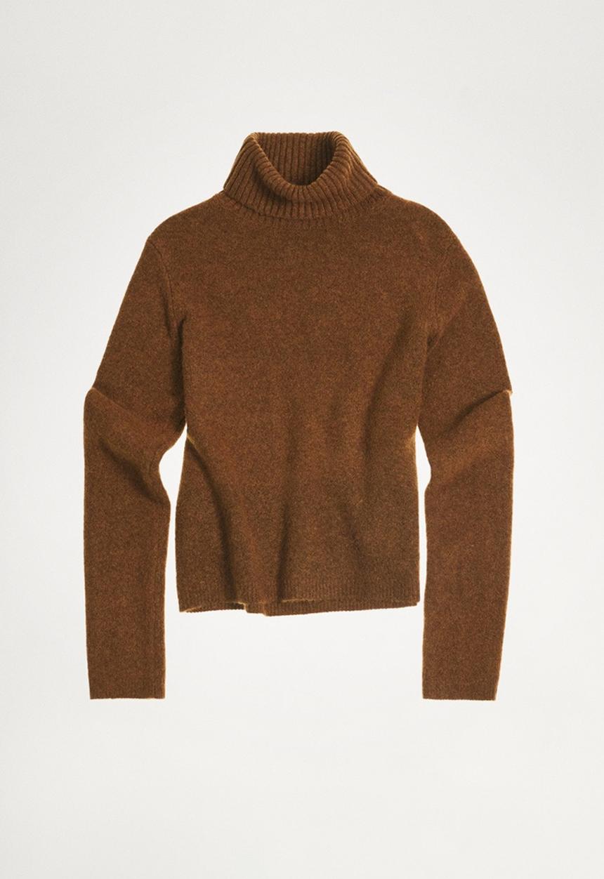 MANGO - Sweater mariana - dark brown