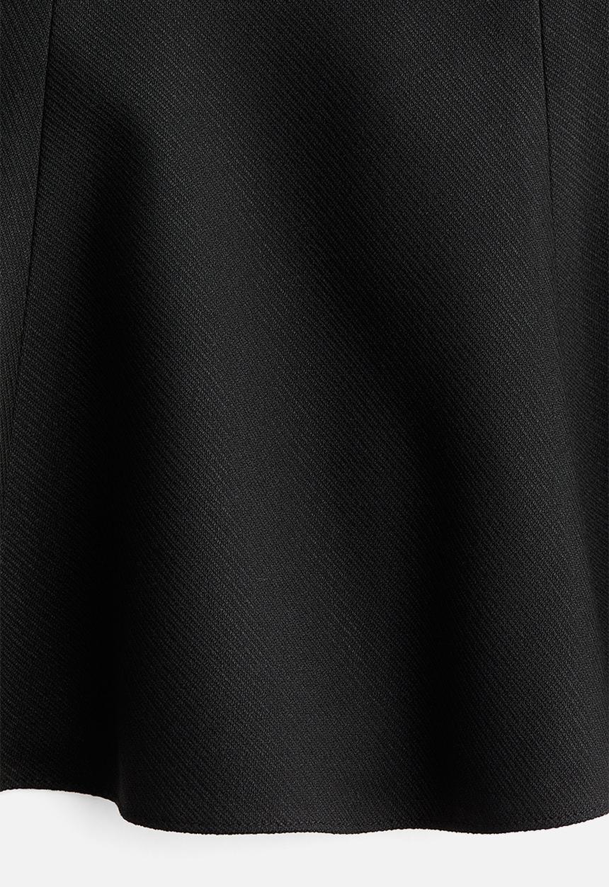 H&M - Flared-hem skirt - black