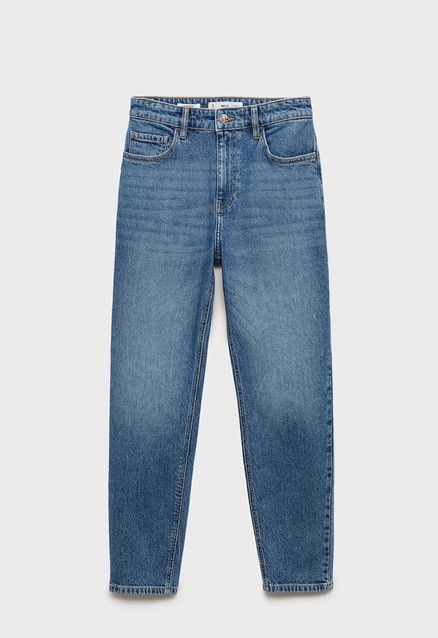 MANGO - Jeans newmom - open blue