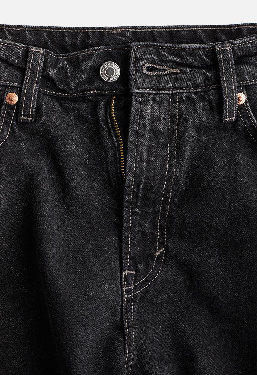 H&M - Baggy high jeans - black