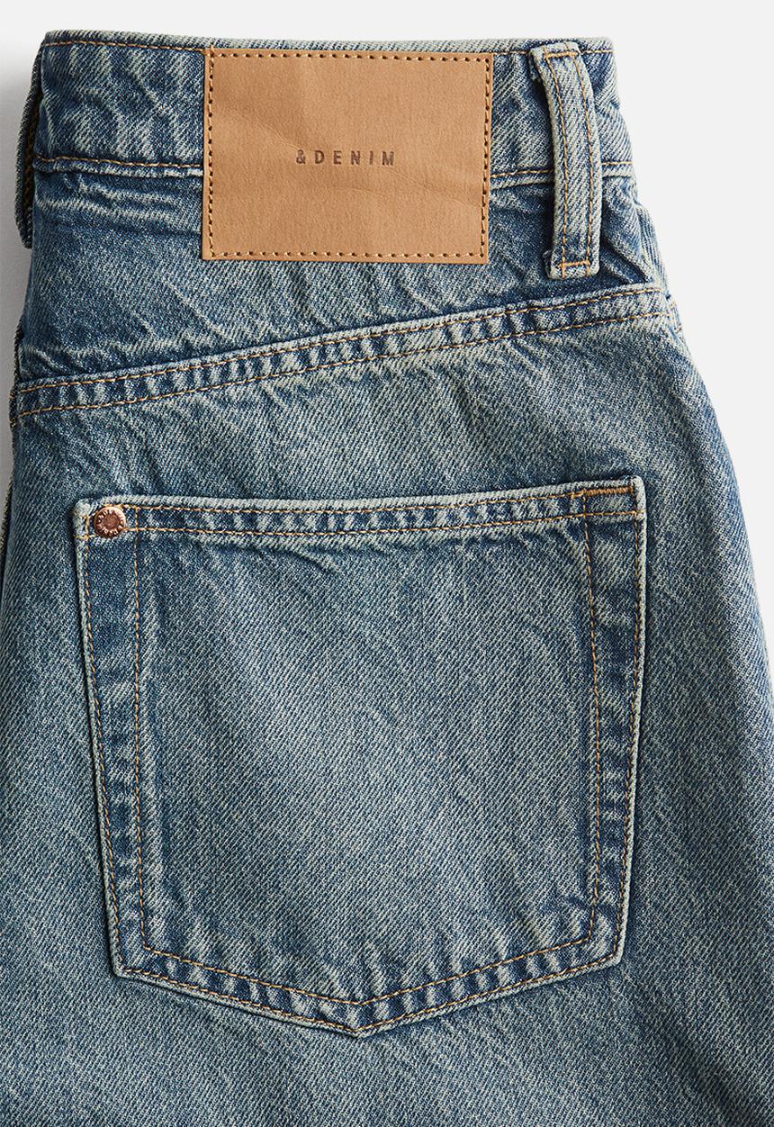 H&M - Baggy high jeans - light denim blue