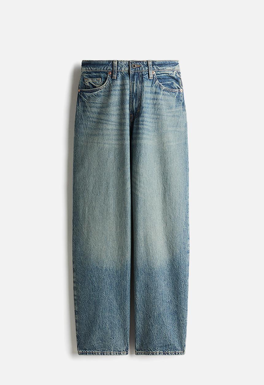 H&M - Baggy high jeans - light denim blue