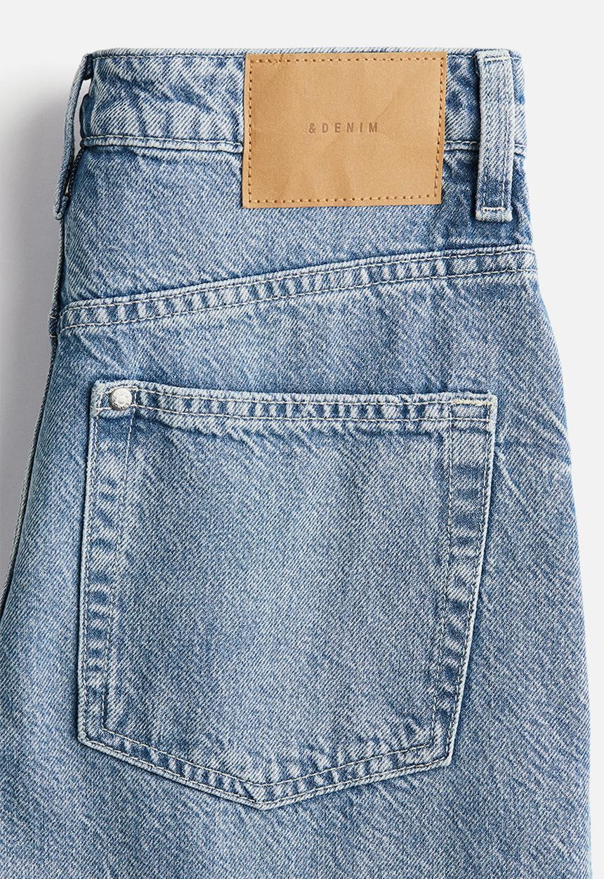H&M - Baggy high jeans - light denim blue