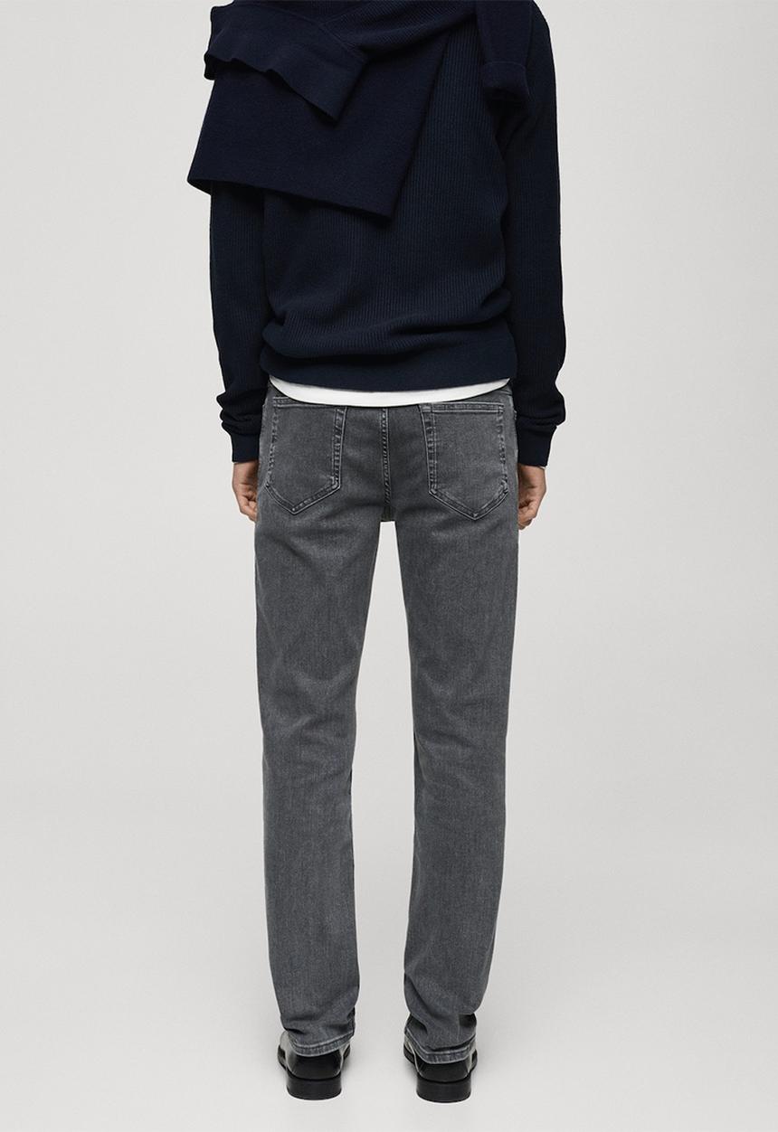 MANGO - Jeans patrick - open gray