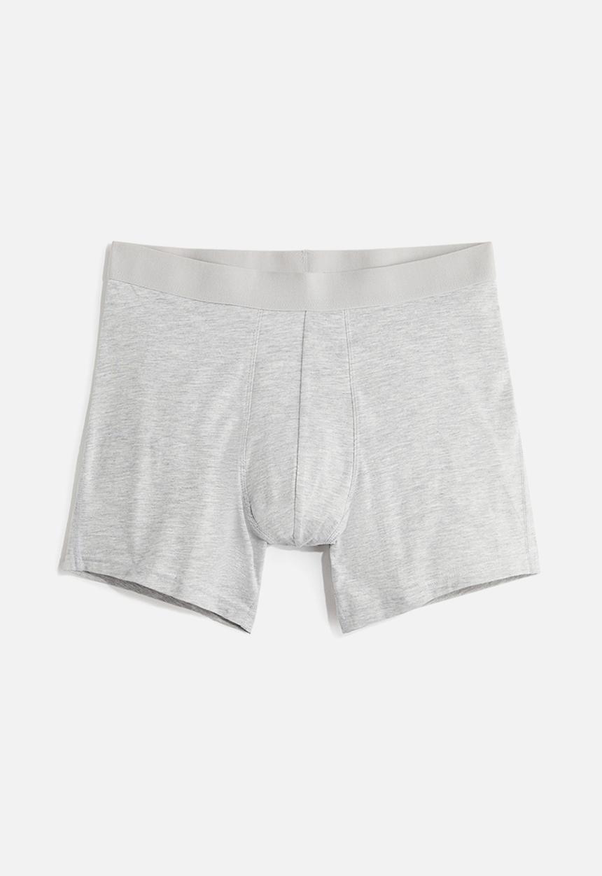 H&M - 3-pack mid trunks with lycra® - Grey