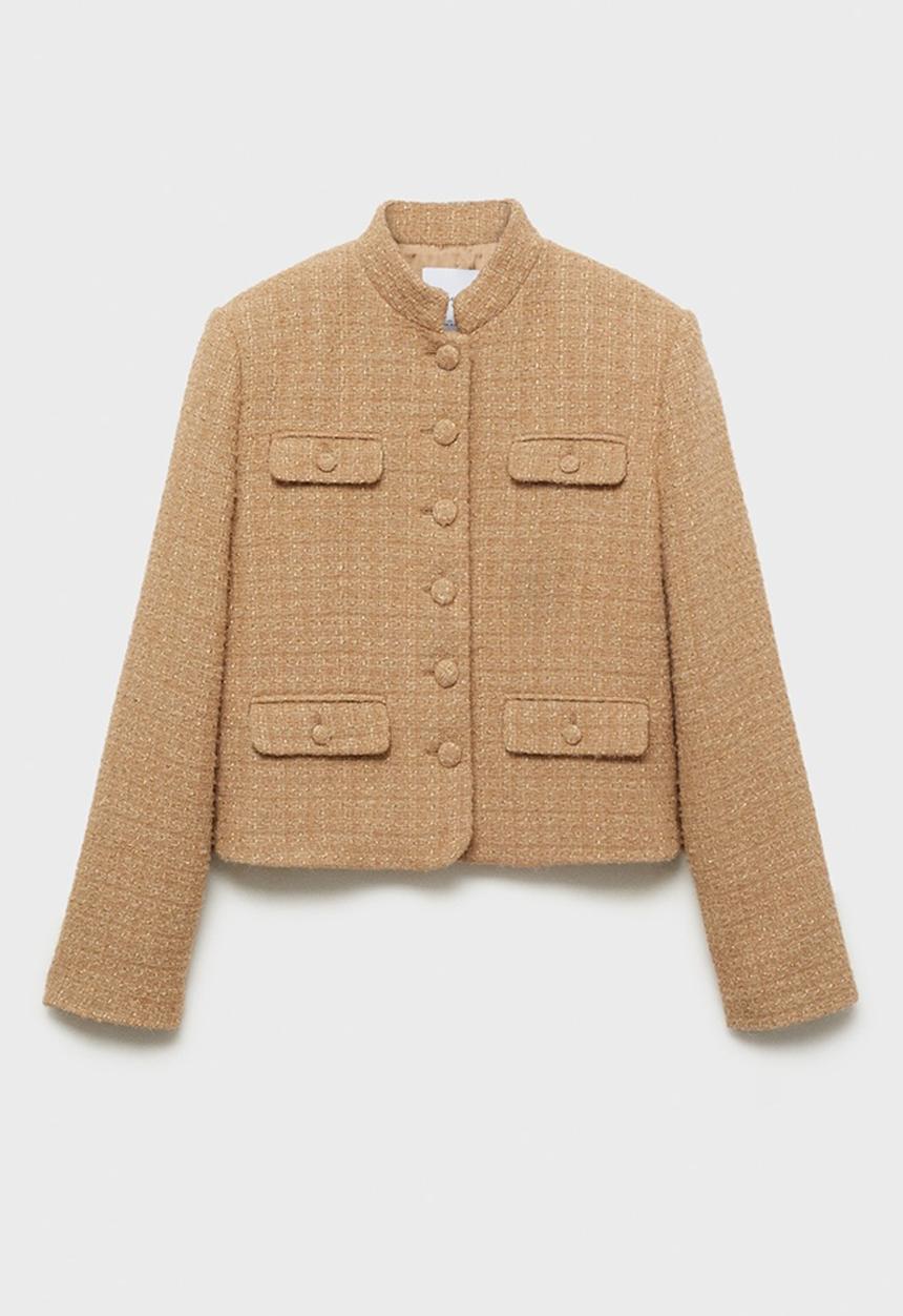 MANGO - Jacket lahti - mid-beige