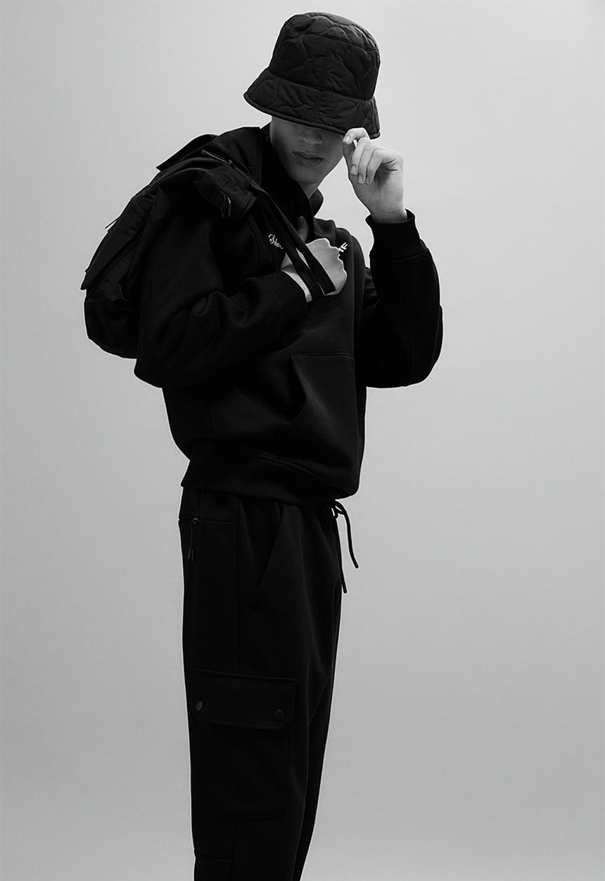 H&M - Slim fit scuba joggers - Black