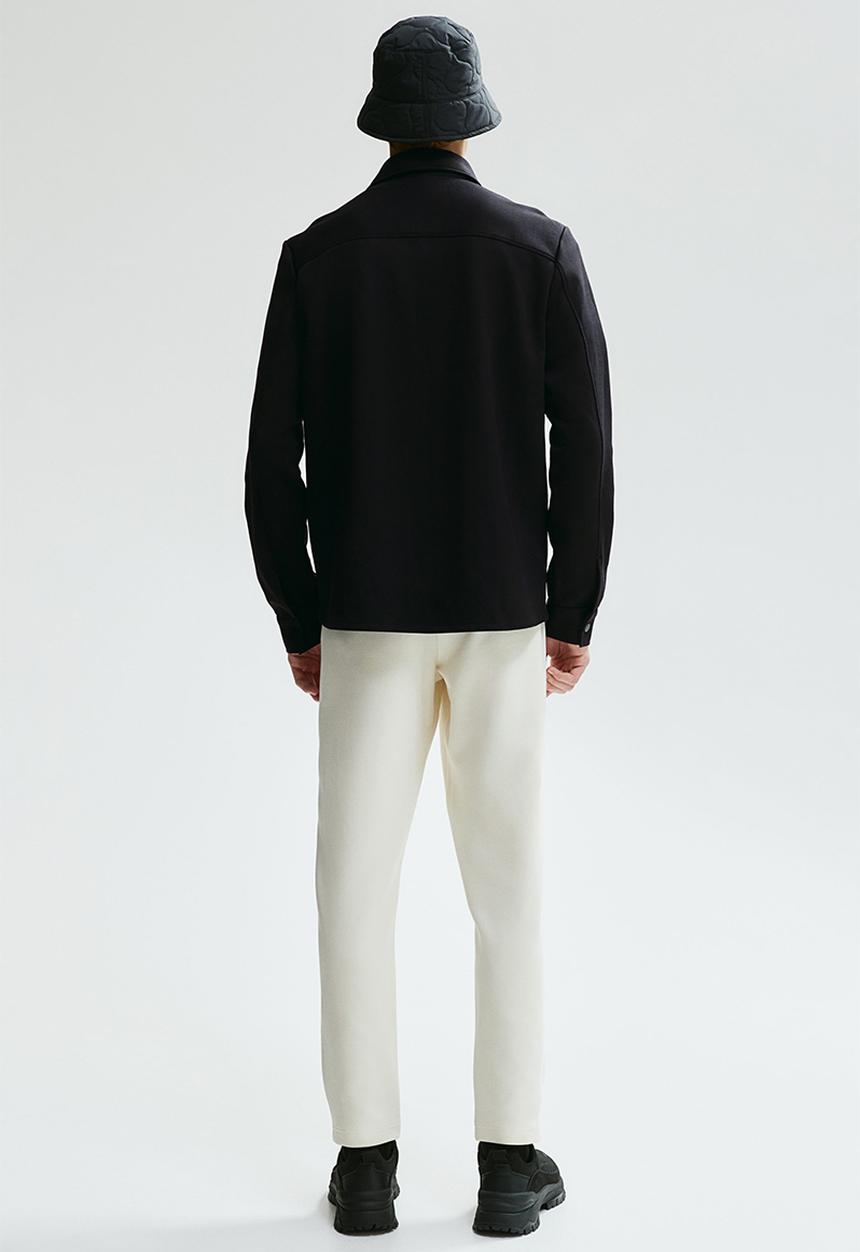 H&M - Regular fit scuba overshirt - Black